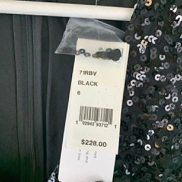 French Connection Womens Cellienne Sequined Cocktail and Party Dress 6 - Picture 12 of 16